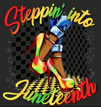 Load image into Gallery viewer, Steppin’ Into Juneteenth (heels)