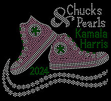 Load image into Gallery viewer, Kamala Chucks &amp; Pearls (pink/green)