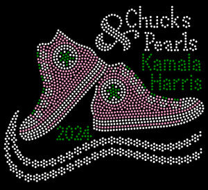 Kamala Chucks & Pearls (pink/green)