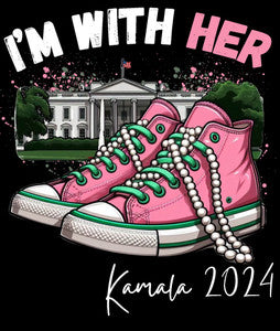 I’m With Her (pink)