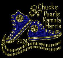 Load image into Gallery viewer, Chucks &amp; Pearls (blue)