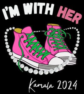 I’m With Her (Chucks & Pearls)