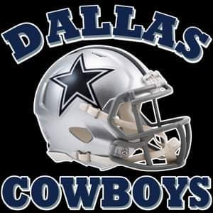 Dallas Cowboy Silver Helmet