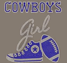 Load image into Gallery viewer, Dallas Cowboys Girls - Chucks