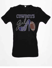 Load image into Gallery viewer, Dallas Cowboys Football High-Heel Tee