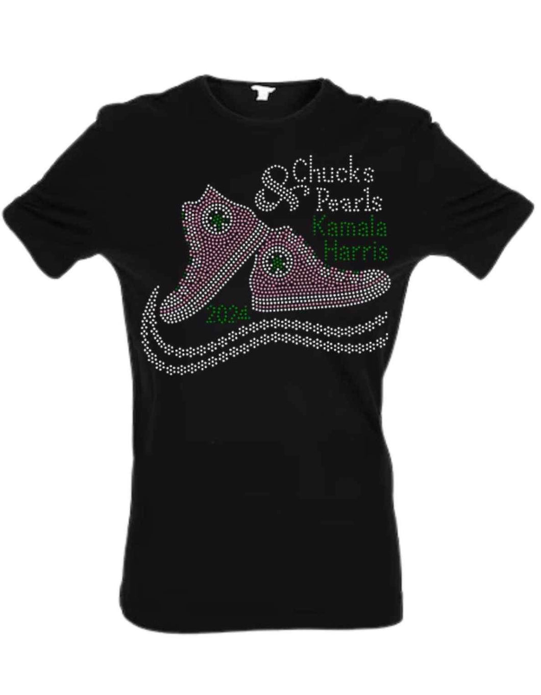 Kamala Chucks & Pearls (pink/green)