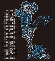 Load image into Gallery viewer, North Carolina Panthers Betty Boop football