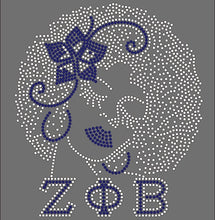 Load image into Gallery viewer, Zeta Phi Beta Afro