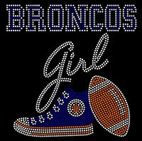 Load image into Gallery viewer, Denver Broncos Football Girl Converse