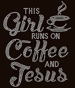 Girl Running on Coffee & Jesus