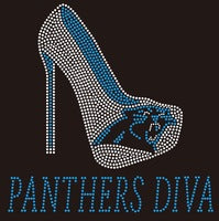 Load image into Gallery viewer, North Carolina Panthers high-Heel football